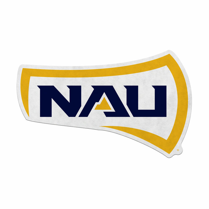 Northern Arizona Shape Cut Primary Logo Pennant With Header Card