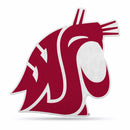 NCAA Washington State Cougars Classic Team Logo Shape Cut Pennant - Home and Living Room Décor - Soft Felt EZ to Hang By Rico Industries
