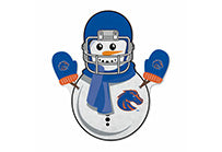 Boise State Snowman Shape Cut Pennant
