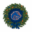 Boise State Holiday Wreath Shape Cut Pennant