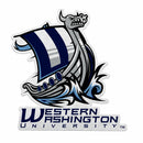 Western Washington Vikings Felt Shape Cut Pennant - Primary Logo