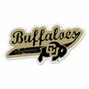 Colorado University Shape Cut Logo With Header Card - Distressed Design