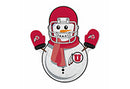 Utah University Snowman Shape Cut Pennant