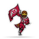 Utah University Mascot Shape Cut Pennant