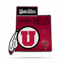 NCAA Utah Utes Classic State Shape Cut Pennant - Home and Living Room Décor - Soft Felt EZ to Hang By Rico Industries