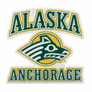 Alaska–Anchorage Seawolves Felt Shape Cut Pennant - Primary Logo