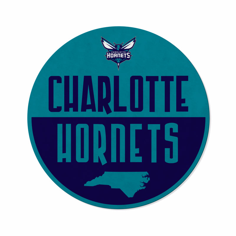 Hornets Shape Cut Logo With Header Card - Classic Design