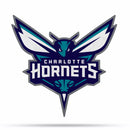 NBA Charlotte Hornets Classic Team Logo Shape Cut Pennant - Home and Living Room Décor - Soft Felt EZ to Hang By Rico Industries