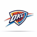 NBA Oklahoma City Thunder Classic Team Logo Shape Cut Pennant - Home and Living Room Décor - Soft Felt EZ to Hang By Rico Industries