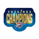 OKC Thunder 2025 NBA Champions Shape Cut Pennant