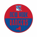 Rangers - Ny Shape Cut Logo With Header Card - Classic Design