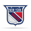 NHL New York Rangers Retro Shape Cut Pennant - Home and Living Room Décor - Soft Felt EZ to Hang By Rico Industries