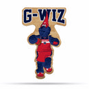 NBA Washington Wizards Classic Mascot Shape Cut Pennant - Home and Living Room Décor - Soft Felt EZ to Hang By Rico Industries