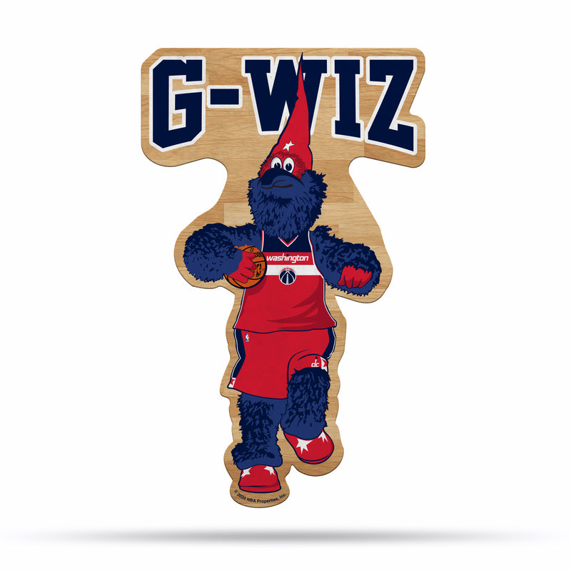 NBA Washington Wizards Classic Mascot Shape Cut Pennant - Home and Living Room Décor - Soft Felt EZ to Hang By Rico Industries