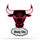 NBA Chicago Bulls Retro Shape Cut Pennant - Home and Living Room Décor - Soft Felt EZ to Hang By Rico Industries
