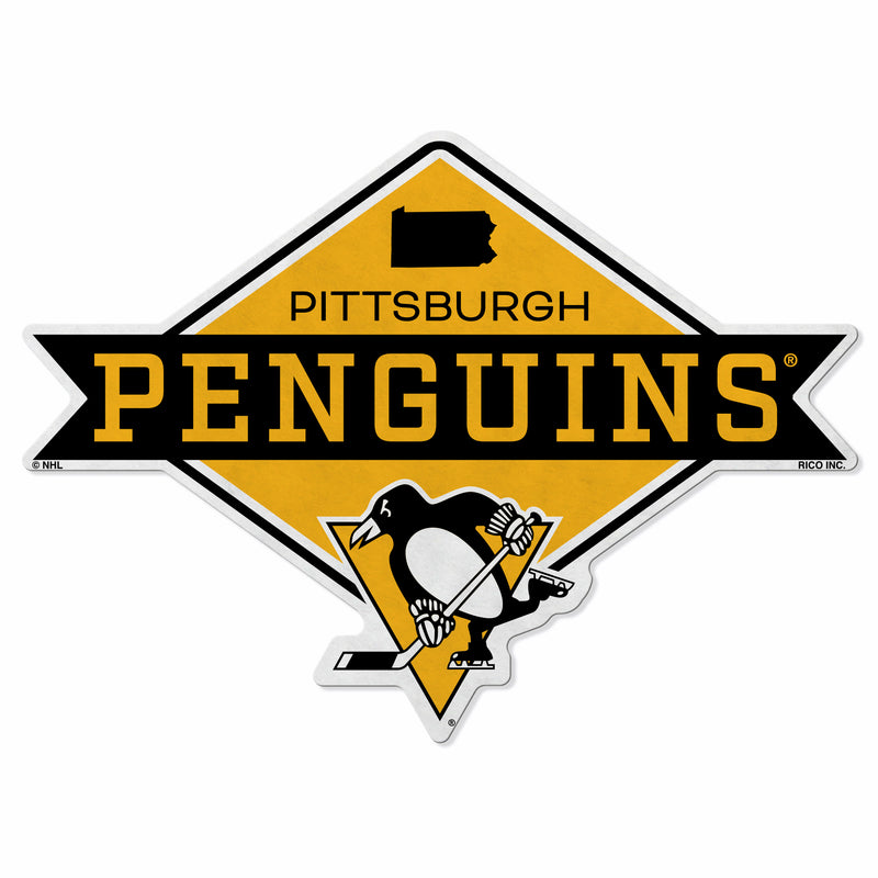 Penguins Shape Cut Logo With Header Card - Diamond Design