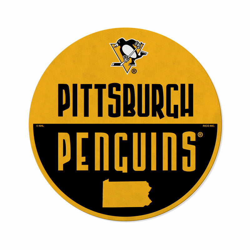 Penguins Shape Cut Logo With Header Card - Classic Design