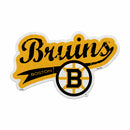 Boston Bruins Shape Cut Pennant - Distressed Design