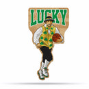 NBA Boston Celtics Classic Mascot Shape Cut Pennant - Home and Living Room Décor - Soft Felt EZ to Hang By Rico Industries