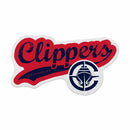 LA Clippers Shape Cut Logo - Distressed Design