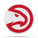 NBA Atlanta Hawks Classic Team Logo Shape Cut Pennant - Home and Living Room Décor - Soft Felt EZ to Hang By Rico Industries