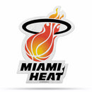 NBA Miami Heat Retro Shape Cut Pennant - Home and Living Room Décor - Soft Felt EZ to Hang By Rico Industries