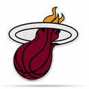 NBA Miami Heat Classic Team Logo Shape Cut Pennant - Home and Living Room Décor - Soft Felt EZ to Hang By Rico Industries