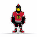 NHL Chicago Blackhawks Classic Mascot Shape Cut Pennant - Home and Living Room Décor - Soft Felt EZ to Hang By Rico Industries