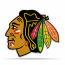 NHL Chicago Blackhawks Classic Team Logo Shape Cut Pennant - Home and Living Room Décor - Soft Felt EZ to Hang By Rico Industries