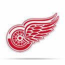 NHL Detroit Red Wings Classic Team Logo Shape Cut Pennant - Home and Living Room Décor - Soft Felt EZ to Hang By Rico Industries