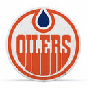 NHL Edmonton Oilers Retro Shape Cut Pennant - Home and Living Room Décor - Soft Felt EZ to Hang By Rico Industries