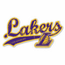 Lakers Shape Cut Logo With Header Card - Distressed Design