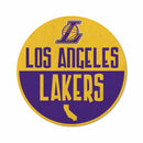 Lakers Shape Cut Logo With Header Card - Classic Design