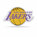 NBA Los Angeles Lakers Retro Shape Cut Pennant - Home and Living Room Décor - Soft Felt EZ to Hang By Rico Industries