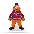 NHL Montreal Canadiens Classic Mascot Shape Cut Pennant - Home and Living Room Décor - Soft Felt EZ to Hang By Rico Industries