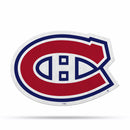 NHL Montreal Canadiens Classic Team Logo Shape Cut Pennant - Home and Living Room Décor - Soft Felt EZ to Hang By Rico Industries