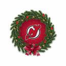 New Jersey Devils Wreath Design Shape Cut Felt Pennant