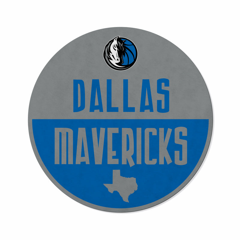 Mavericks Shape Cut Logo With Header Card - Classic Design