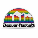 NBA Denver Nuggets Retro Shape Cut Pennant - Home and Living Room Décor - Soft Felt EZ to Hang By Rico Industries