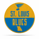 St. Louis Blues Round Shape Cut Pennant - Classic Design