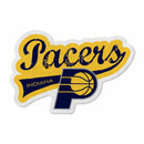 Pacers Shape Cut Logo With Header Card - Distressed Design