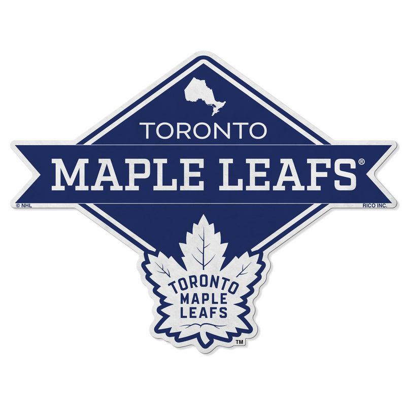 Maple Leafs Shape Cut Logo With Header Card - Diamond Design