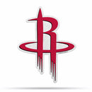 NBA Houston Rockets Classic Team Logo Shape Cut Pennant - Home and Living Room Décor - Soft Felt EZ to Hang By Rico Industries
