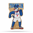 NBA Philadelphia 76ers Classic Mascot Shape Cut Pennant - Home and Living Room Décor - Soft Felt EZ to Hang By Rico Industries