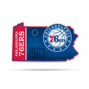 76ers 18" State Shape Pennant