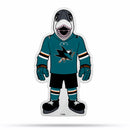 NHL San Jose Sharks Classic Mascot Shape Cut Pennant - Home and Living Room Décor - Soft Felt EZ to Hang By Rico Industries