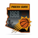 NBA Phoenix Suns Classic State Shape Cut Pennant - Home and Living Room Décor - Soft Felt EZ to Hang By Rico Industries