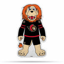 NHL Ottawa Senators Classic Mascot Shape Cut Pennant - Home and Living Room Décor - Soft Felt EZ to Hang By Rico Industries