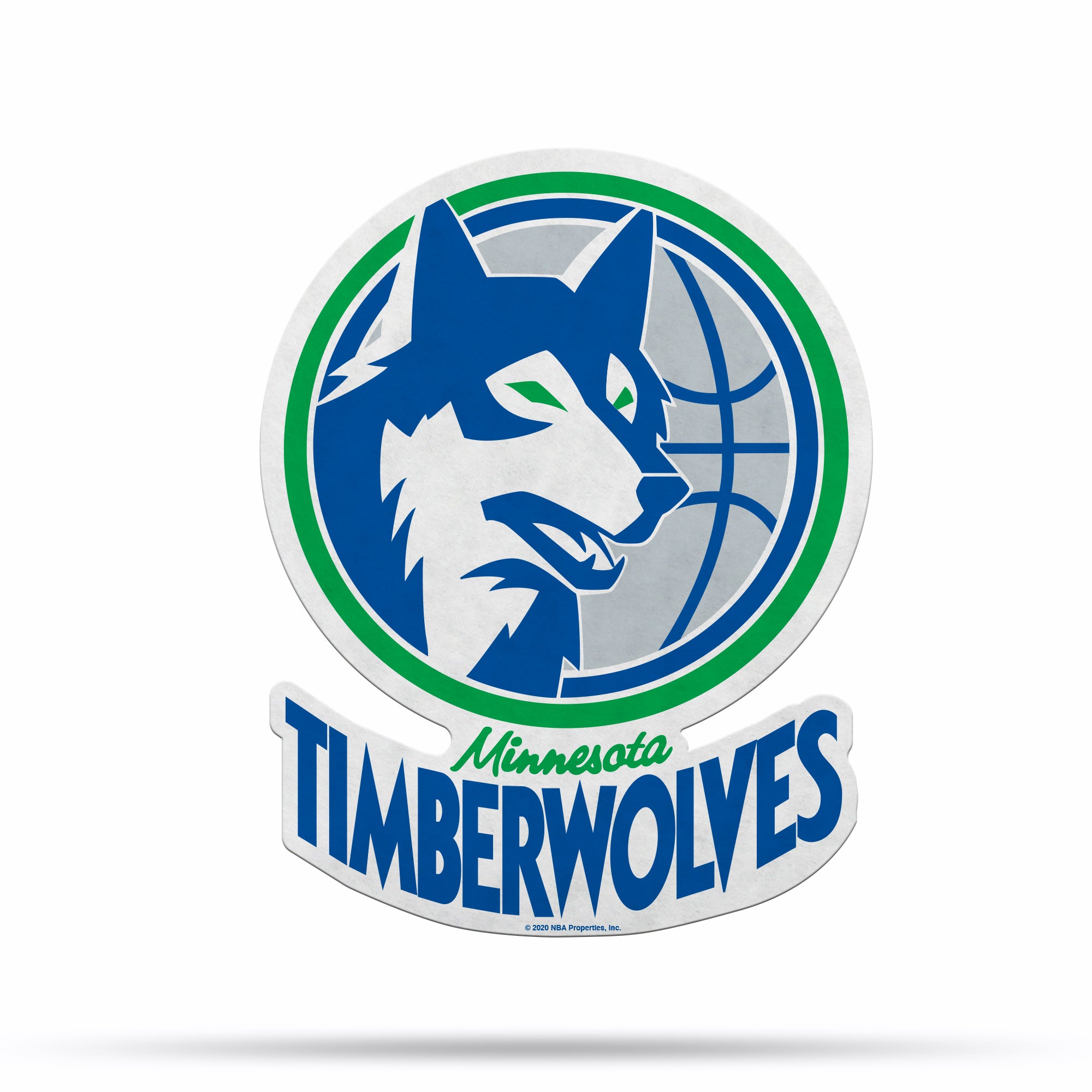 NBA Minnesota Timberwolves Retro Shape Cut Pennant - Home and Living R