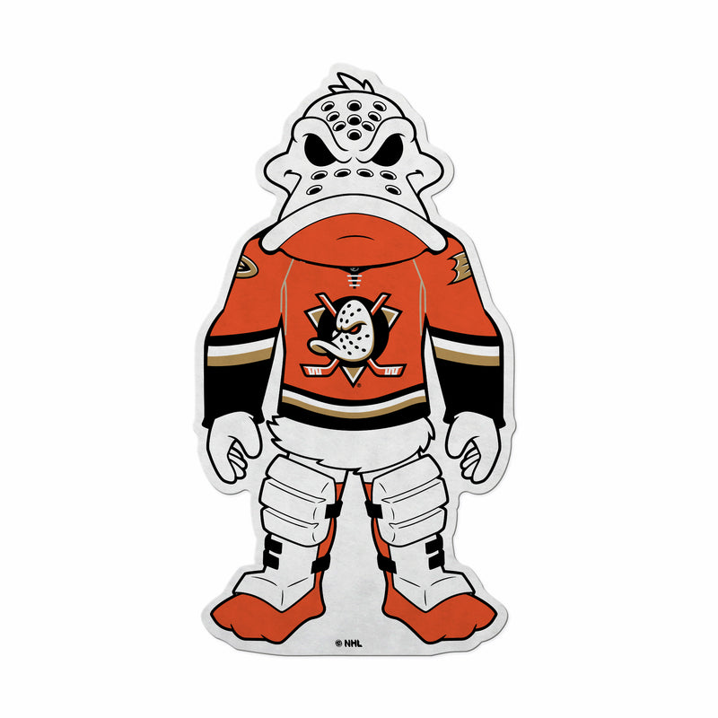 Anaheim Ducks Mascot Shape Cut Pennant - Wild Wing Home Uniform